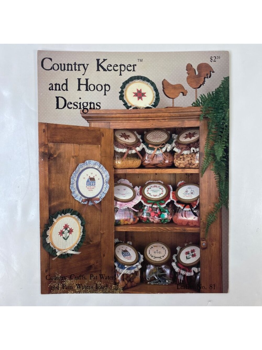 Vintage Country Keeper Hoop Designs Cross-Stitch Pattern Instruction Booklet